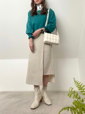 「SENSE OF PLACE by URBAN RESEAR」｜「アイテム（その他）」を使った、＊𝒂𝒎𝒆𝒍𝒊𝒆𝒆＊さん（レディース・158cm）の冬コーディネート