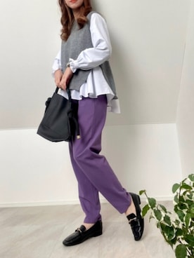 「zucca」｜「アイテム（その他）」を使った、＊𝒂𝒎𝒆𝒍𝒊𝒆𝒆＊さん（レディース・158cm）の秋コーディネート