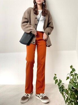 「RUUBON」｜「アイテム（その他）」を使った、＊𝒂𝒎𝒆𝒍𝒊𝒆𝒆＊さん（レディース・158cm）の冬コーディネート