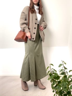 ＊𝒂𝒎𝒆𝒍𝒊𝒆𝒆＊さん（レディース・158cm）の冬コーディネート