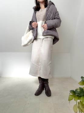 「アイテム（その他）」を使った、＊𝒂𝒎𝒆𝒍𝒊𝒆𝒆＊さん（レディース・158cm）の冬コーディネート