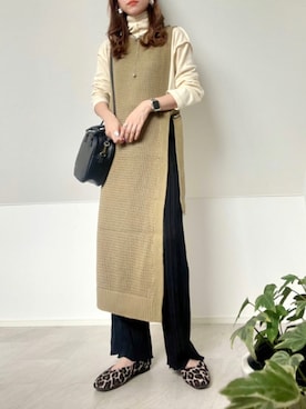 「RODE SKO」｜「アイテム（その他）」を使った、＊𝒂𝒎𝒆𝒍𝒊𝒆𝒆＊さん（レディース・158cm）の秋コーディネート