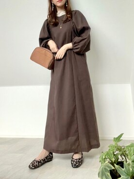 「RODE SKO」｜「アイテム（その他）」を使った、＊𝒂𝒎𝒆𝒍𝒊𝒆𝒆＊さん（レディース・158cm）の秋コーディネート