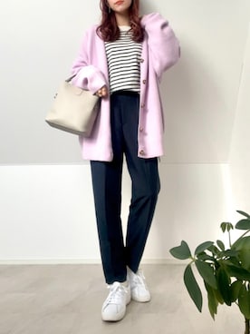 「CLEA（クレア）のアイテム（ハンドバッグ）」を使った、＊𝒂𝒎𝒆𝒍𝒊𝒆𝒆＊さん（レディース・158cm）の冬コーディネート