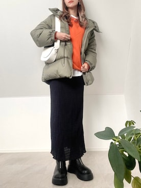 ＊𝒂𝒎𝒆𝒍𝒊𝒆𝒆＊さん（レディース・158cm）の冬コーディネート