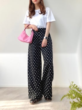 「agnes b.（アニエスベー）のアイテム」を使った、＊𝒂𝒎𝒆𝒍𝒊𝒆𝒆＊さん（レディース・158cm）の春コーディネート