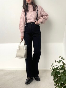 「URBAN RESEARCH ROSSO」｜「アイテム（その他）」を使った、＊𝒂𝒎𝒆𝒍𝒊𝒆𝒆＊さん（レディース・158cm）の冬コーディネート