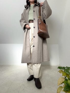 「ikka（イッカ）のアイテム」を使った、＊𝒂𝒎𝒆𝒍𝒊𝒆𝒆＊さん（レディース・158cm）の冬コーディネート