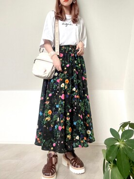 ＊𝒂𝒎𝒆𝒍𝒊𝒆𝒆＊さん（レディース・158cm）の春コーディネート