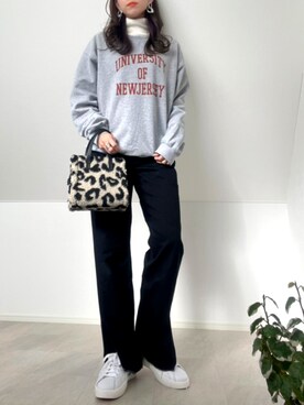 「URBAN RESEARCH ROSSO」｜「アイテム（その他）」を使った、＊𝒂𝒎𝒆𝒍𝒊𝒆𝒆＊さん（レディース・158cm）の冬コーディネート
