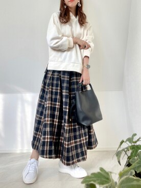 「zucca」｜「アイテム（その他）」を使った、＊𝒂𝒎𝒆𝒍𝒊𝒆𝒆＊さん（レディース・158cm）の秋コーディネート
