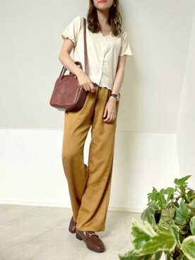 「ORiental TRaffic(ORiental TRaffic)」｜「アイテム（その他）」を使った、＊𝒂𝒎𝒆𝒍𝒊𝒆𝒆＊さん（レディース・158cm）の夏コーディネート
