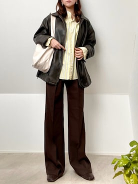 「海外系ファッション」｜「アイテム（その他）」を使った、＊𝒂𝒎𝒆𝒍𝒊𝒆𝒆＊さん（レディース・158cm）の春コーディネート