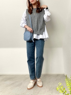 「zucca」｜「アイテム（その他）」を使った、＊𝒂𝒎𝒆𝒍𝒊𝒆𝒆＊さん（レディース・158cm）の春コーディネート