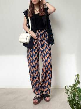 ＊𝒂𝒎𝒆𝒍𝒊𝒆𝒆＊さん（レディース・158cm）の夏コーディネート