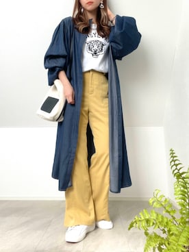「4youstory（フォーユーストーリー）のアイテム」を使った、＊𝒂𝒎𝒆𝒍𝒊𝒆𝒆＊さん（レディース・158cm）の春コーディネート