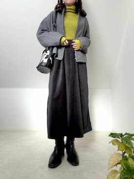 「ikka（イッカ）のアイテム」を使った、＊𝒂𝒎𝒆𝒍𝒊𝒆𝒆＊さん（レディース・158cm）の冬コーディネート