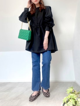 「RODE SKO」｜「アイテム（その他）」を使った、＊𝒂𝒎𝒆𝒍𝒊𝒆𝒆＊さん（レディース・158cm）の秋コーディネート