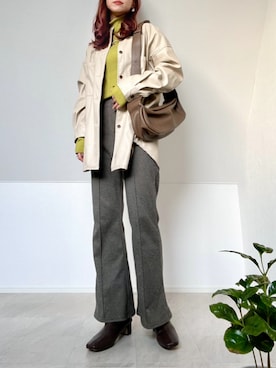 「florist」｜＊𝒂𝒎𝒆𝒍𝒊𝒆𝒆＊さん（レディース・158cm）の冬コーディネート