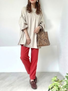 「ORiental TRaffic(ORiental TRaffic)」｜「アイテム（その他）」を使った、＊𝒂𝒎𝒆𝒍𝒊𝒆𝒆＊さん（レディース・158cm）の秋コーディネート