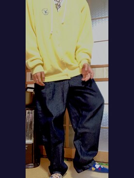「バルーンパンツ」｜なーたろさん（レディース・162cm・10代）の冬コーディネート