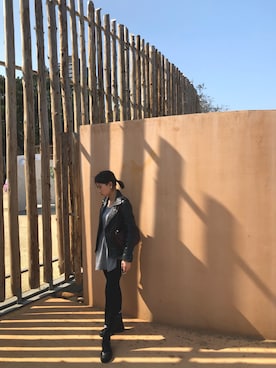 「Maje（マジェ）のアイテム」を使った、Biancaさん（レディース・159cm）の冬コーディネート