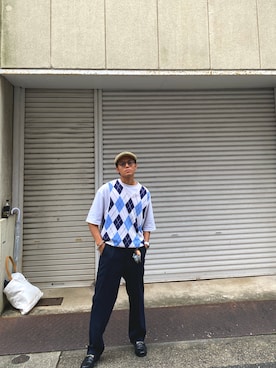 「UNITED ARROWS（ユナイテッドアローズ）のアイテム（スウェットパンツ）」を使った、takuro0829さん（メンズ・172cm）の秋コーディネート