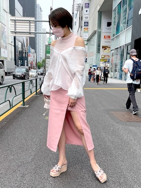 なつみさん（レディース・168cm）の春コーディネート