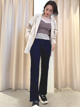 なつみさん（レディース・168cm）の春コーディネート