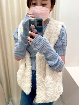 「one after another NICE CLAUP（ワンアフターアナザーナイスクラップ）のアイテム（ノーカラーコート）」を使った、なつみさん（レディース・168cm）の夏コーディネート