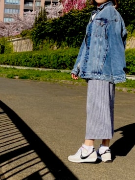 shi.yusaさん(レディース・154cm)の春コーディネート