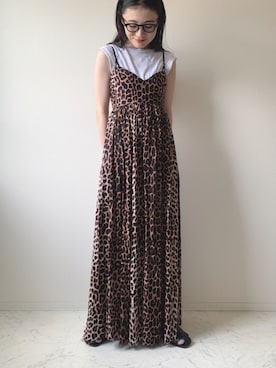 「One Tea spoon（ワンティースプーン）のアイテム」を使った、ソソさん（レディース・160cm）の夏コーディネート