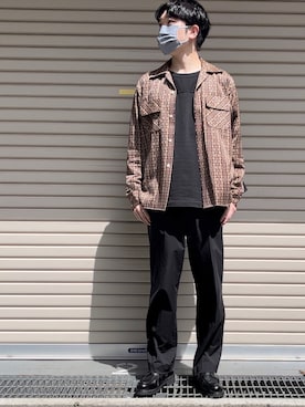 mashrさんの「FALL2020 PANTS」を使ったコーディネート