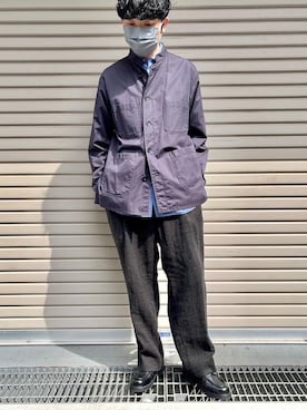 「confect（コンフォクト）のアイテム」を使った、mashrさん（メンズ・171cm）の春コーディネート