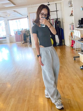 「GU」｜おかりんさん（レディース・154cm・20代）の秋コーディネート