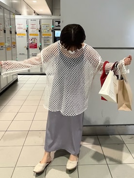 「アイテム（ワンピース、その他）」を使った、rinさん（レディース・146cm）の夏コーディネート