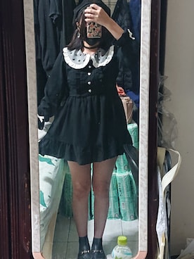 「NET（ネット）のアイテム（ハンチング/ベレー帽）」を使った、cicesallさん（レディース・161cm）の冬コーディネート