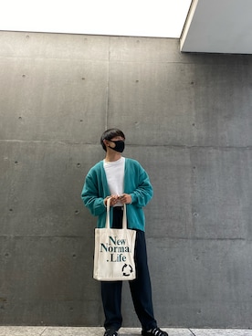 「綺麗めコーデ」｜「アイテム（チノパンツ）」を使った、Sさん（メンズ・170cm）の夏コーディネート