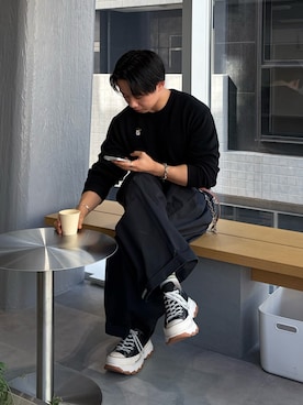 Sさん（メンズ・170cm）の春コーディネート