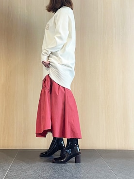 「Mode et Jacomo（モードエジャコモ）のアイテム」を使った、sayuさん（レディース・161cm）の秋コーディネート