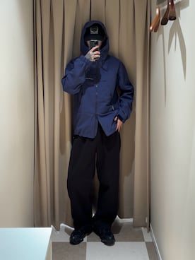 「アイテム（マウンテンパーカー）」を使った、Mitsuki Moriyamaさん（メンズ・175cm）の冬コーディネート