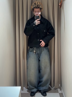 「アイテム（テーラードジャケット）」を使った、Mitsuki Moriyamaさん（メンズ・175cm・10代）の秋コーディネート