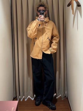 「GAP（ギャップ）のアイテム」を使った、Mitsuki Moriyamaさん（メンズ・175cm）の冬コーディネート