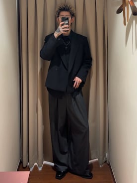 Mitsuki Moriyamaさん（メンズ・175cm）の春コーディネート