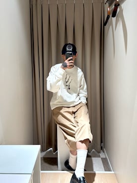 「アイテム（スウェット）」を使った、mitsuki_moriyamaさん（メンズ・175cm）の秋コーディネート