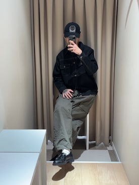 「アイテム（帽子）」を使った、Mitsuki Moriyamaさん（メンズ・175cm・10代）の秋コーディネート