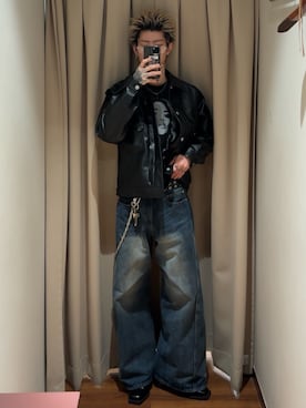 Mitsuki Moriyamaさん（メンズ・175cm）の春コーディネート