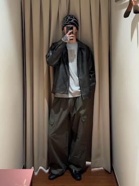 Mitsuki Moriyamaさん(メンズ・175cm)の冬コーディネート