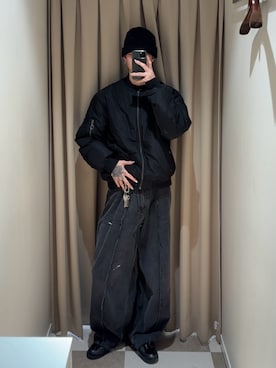 「アイテム（帽子）」を使った、Mitsuki Moriyamaさん（メンズ・175cm・10代）の秋コーディネート