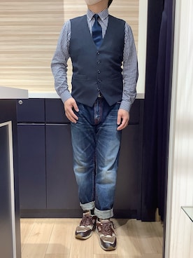 BRICK HOUSE by Tokyo Shirts 久留米ゆめタウン店さん(メンズ・177cm)の秋コーディネート